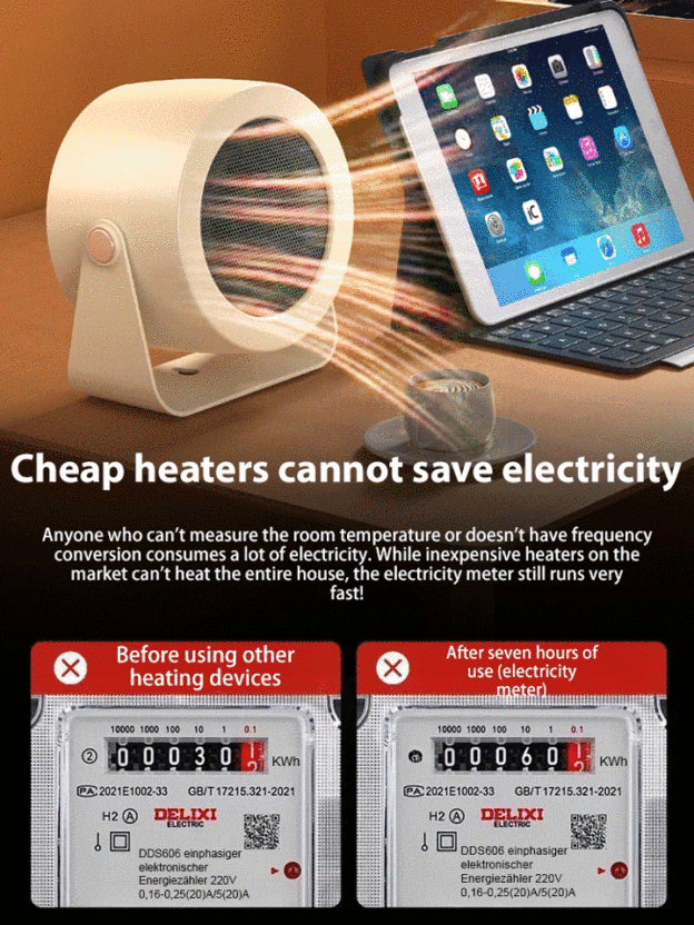 2025 New Fast-Heating Silent Fan Heater