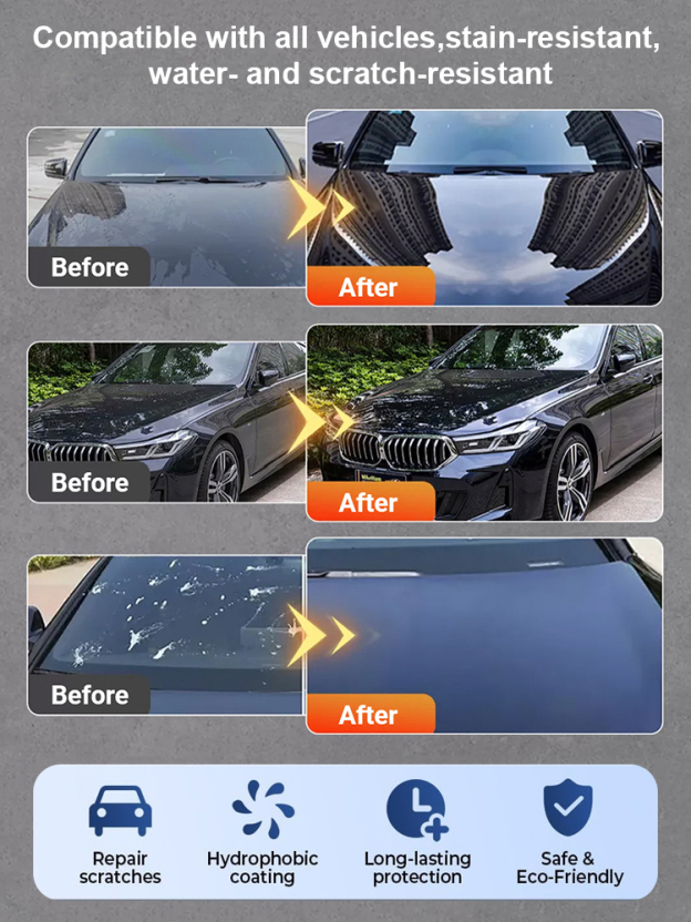 Car renovation, repair, waxing and coating spray【In 3 minutes, your car will look brand new!】