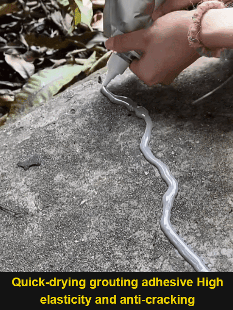 【10 seconds to dry】Roof floor crack repair grouting adhesive【A single meal's worth of thread is all it takes to repair the crack!】