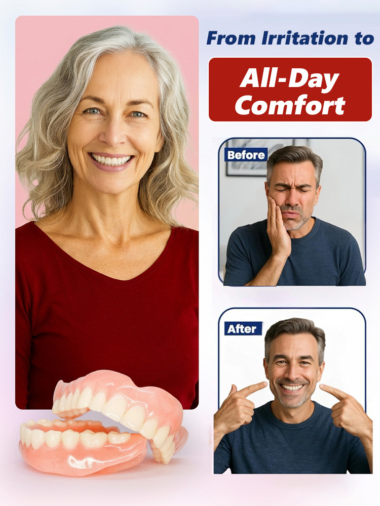High-end custom-made full dentures【High-end quality, everyone who uses it raves about it!】
