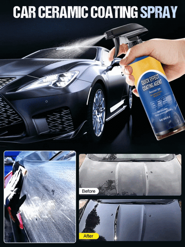 Car renovation, repair, waxing and coating spray【In 3 minutes, your car will look brand new!】