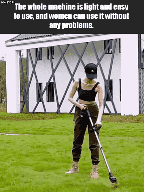 Handheld lithium-powered lawn mower