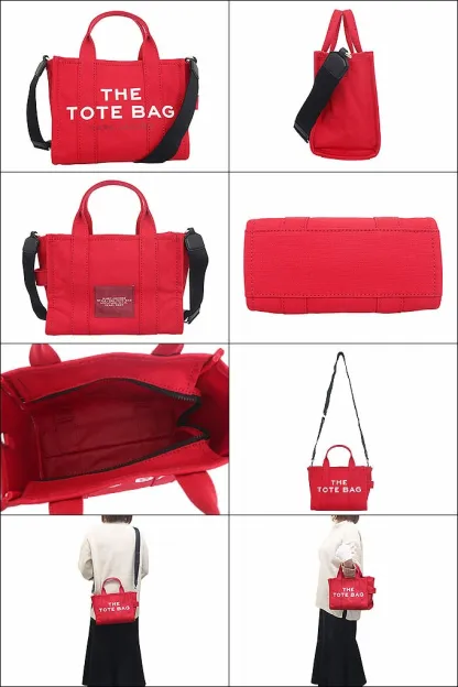 💕💕マークジェイコブス Marc Jacobs👜 バッグ トートバッグ M0016493 🌹特別送料無料🎀 ザ ミディアム トラベラー キャンバス グラフィック ロゴ トート ザ トートバッグ レディース ブランド 通販 斜めがけ 通勤 タイムセール🥇
