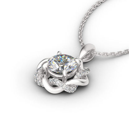 Knot of Love スターリングシルバー ネックレス