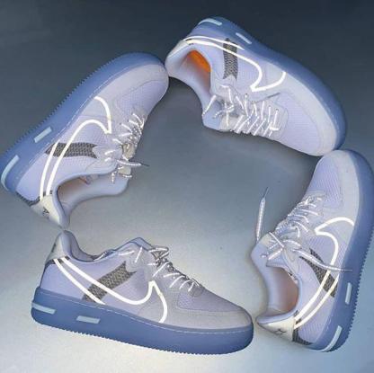 【Nike】Air Force 1 React "White Light Bone"