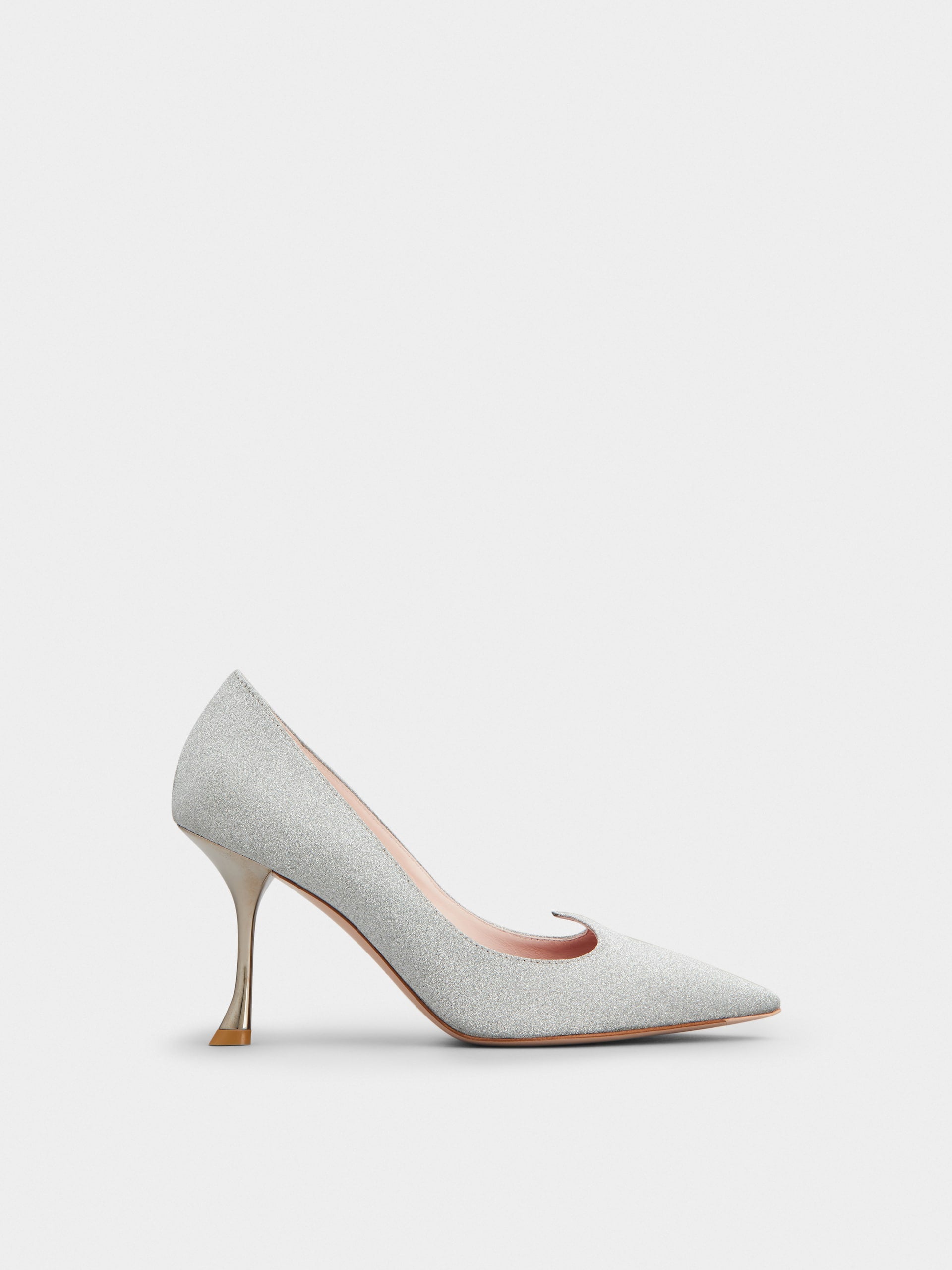 「アイ ラブ ヴィヴィエ」パンプス 85 mm シルバー