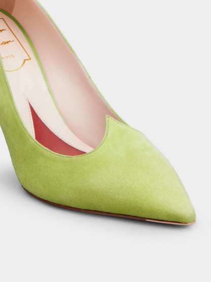 アイ ラブ ヴィヴィエ パンプス 85 mm グリーン