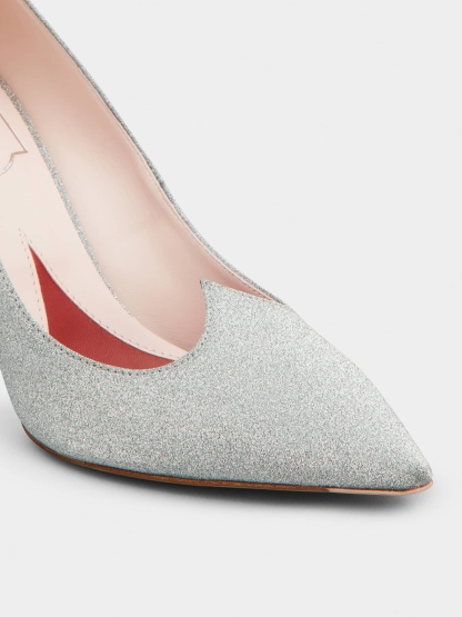 「アイ ラブ ヴィヴィエ」パンプス 85 mm シルバー