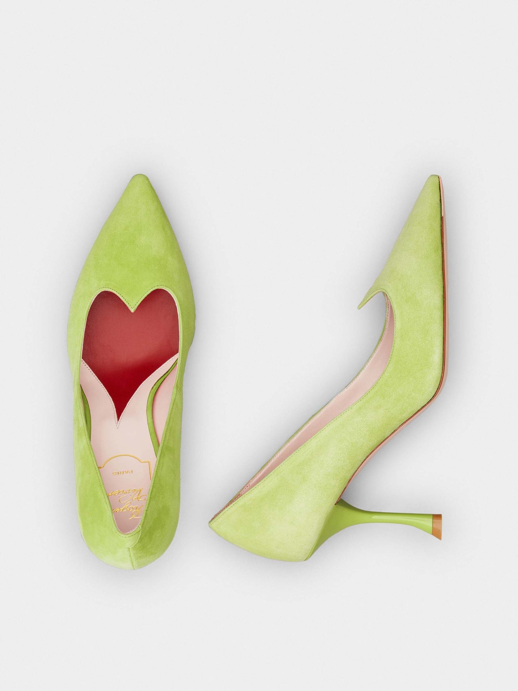 アイ ラブ ヴィヴィエ パンプス 85 mm グリーン