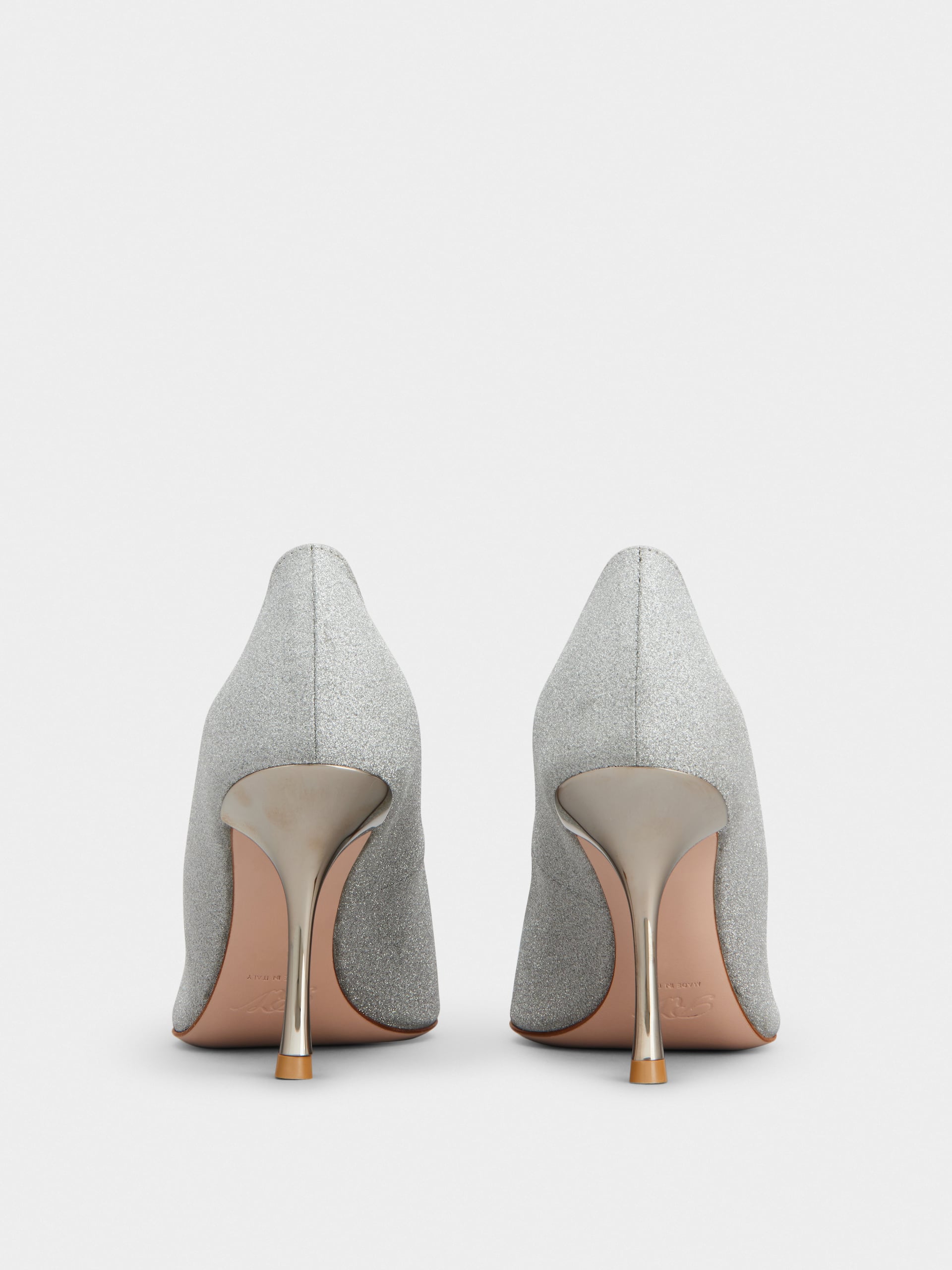 「アイ ラブ ヴィヴィエ」パンプス 85 mm シルバー