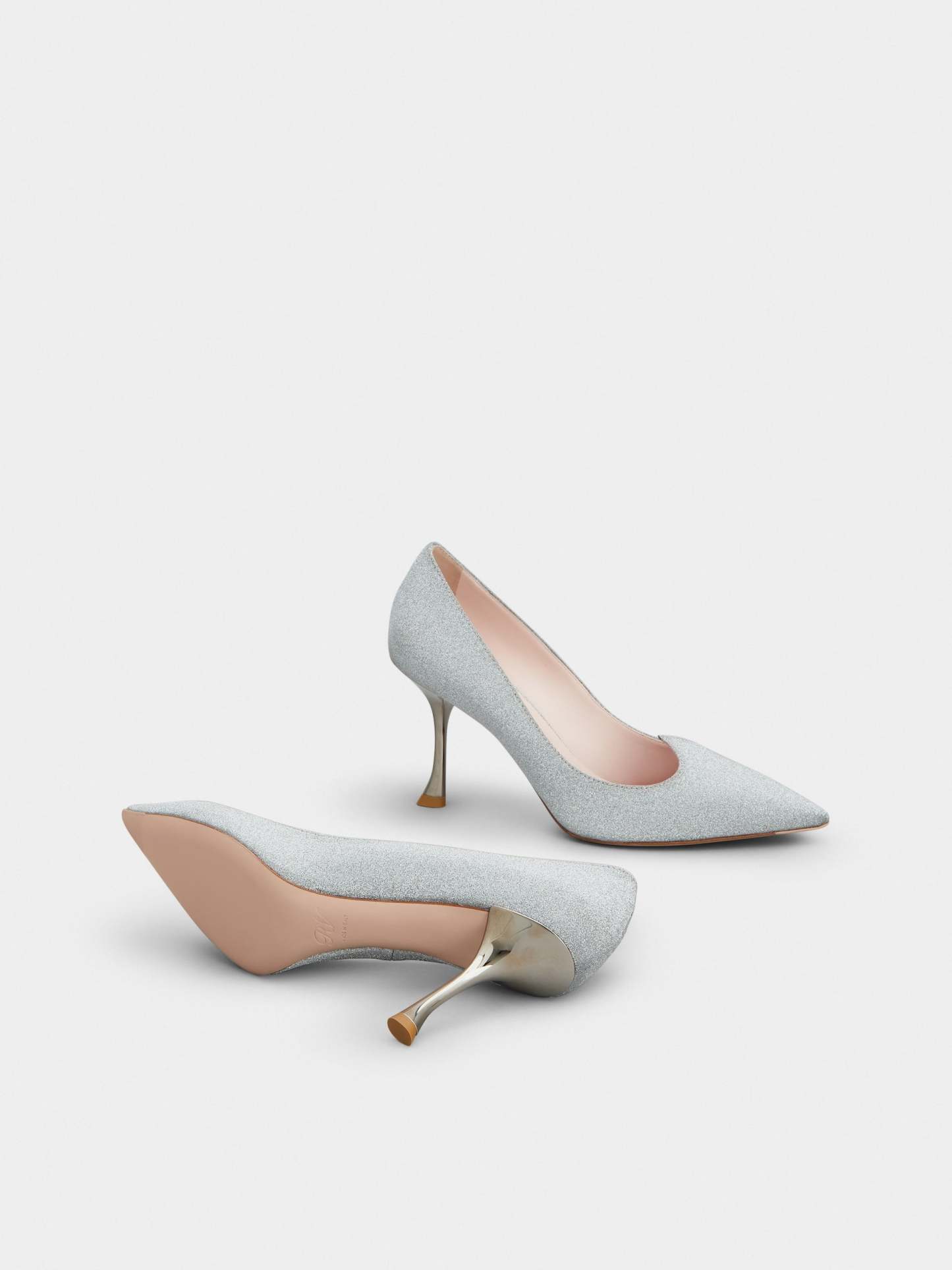 「アイ ラブ ヴィヴィエ」パンプス 85 mm シルバー