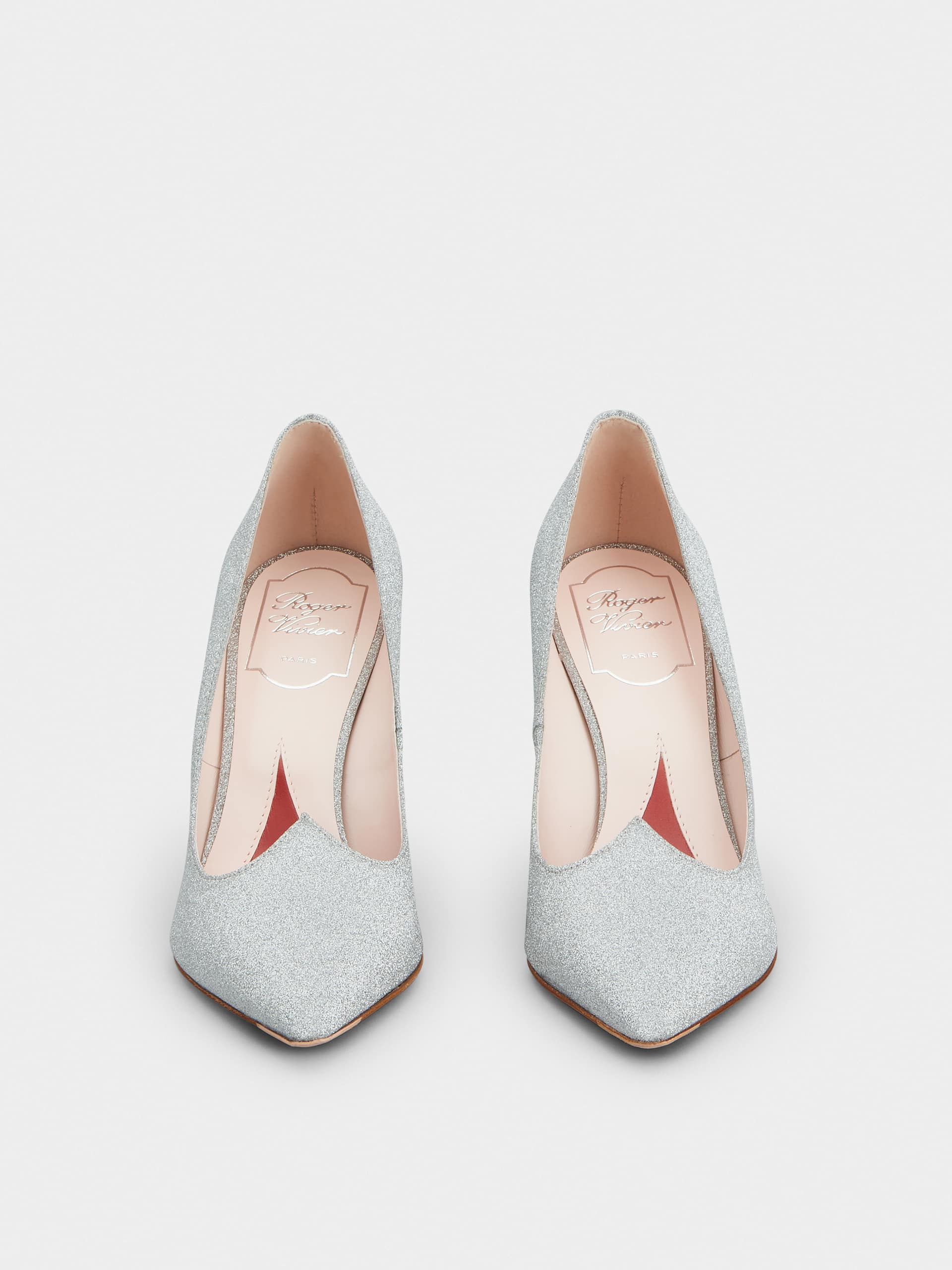 「アイ ラブ ヴィヴィエ」パンプス 85 mm シルバー