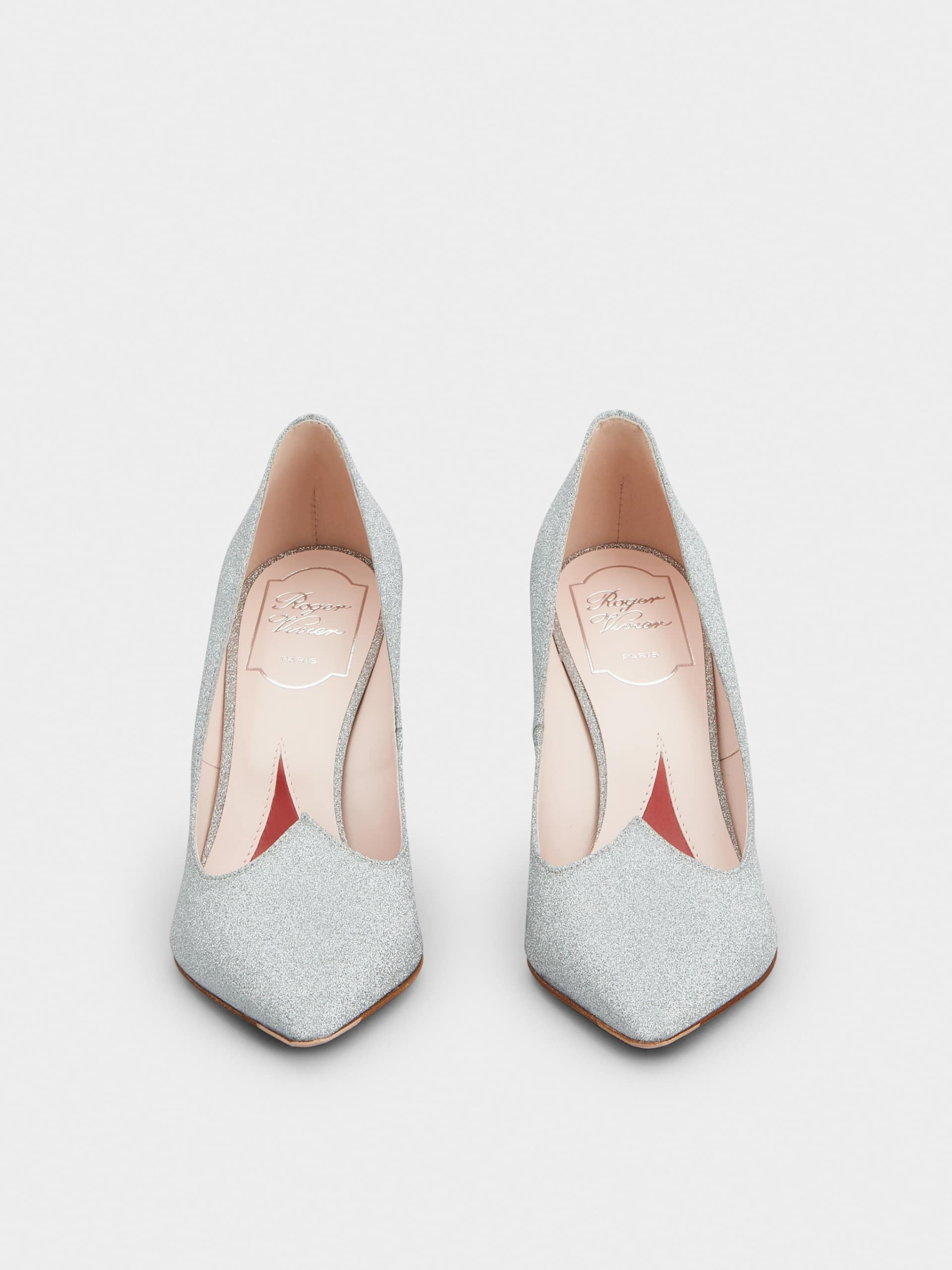 「アイ ラブ ヴィヴィエ」パンプス 85 mm シルバー