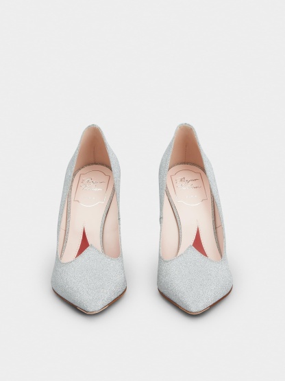 「アイ ラブ ヴィヴィエ」パンプス 85 mm シルバー