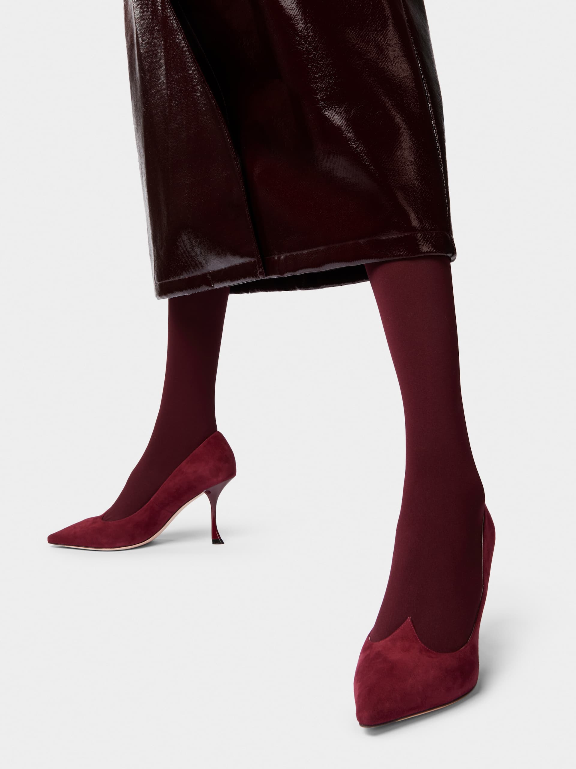 アイ ラブ ヴィヴィエ パンプス 85 mm ボルドー