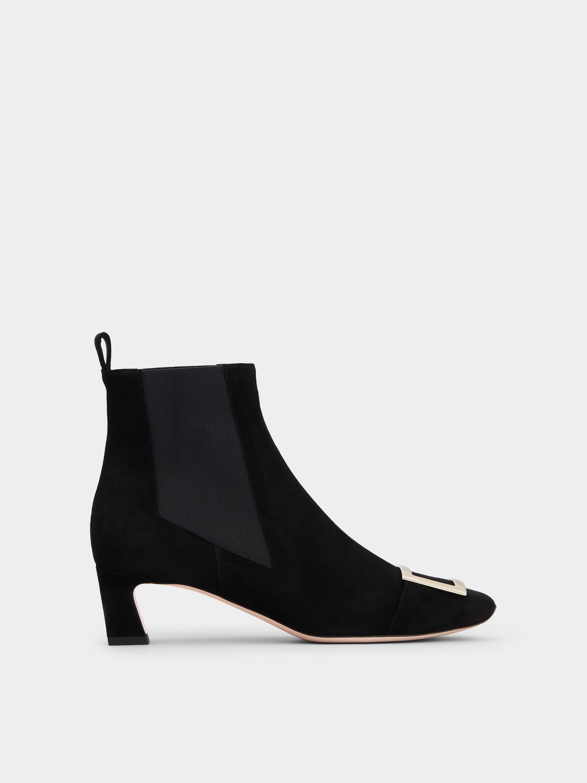 チェルシー トランペット アンクルブーツ 45 mm ブラック