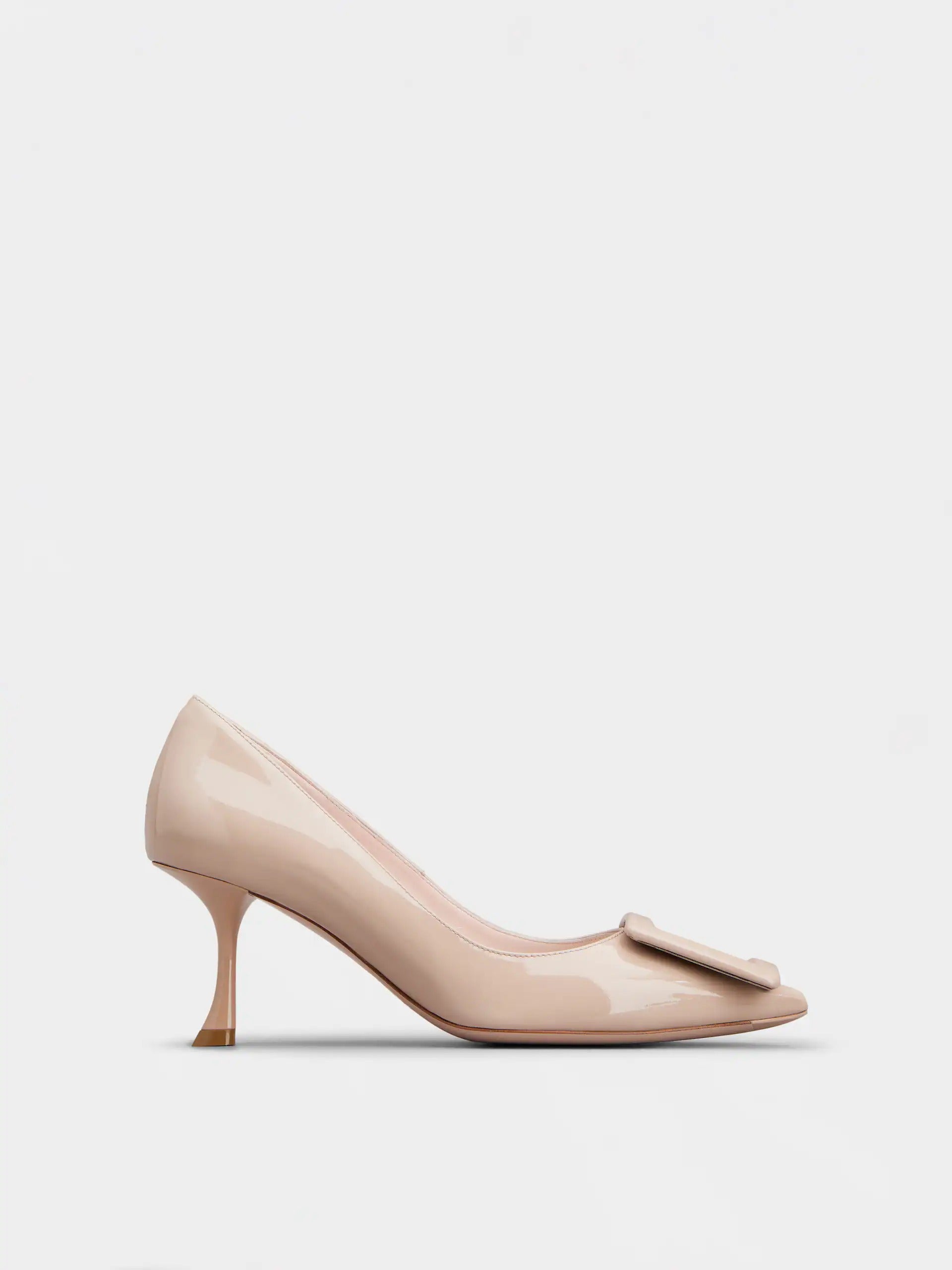 「ヴィヴ イン ザ シティ」 パテントレザー パンプス 65 mm ピンク