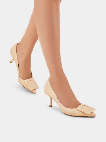 「ヴィヴ イン ザ シティ」ナッパ レザー パンプス 65 mm ピンク