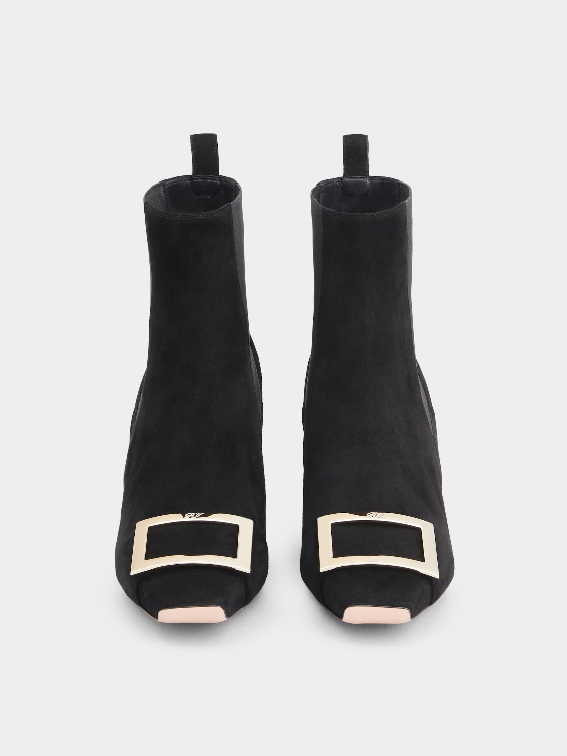 チェルシー トランペット アンクルブーツ 45 mm ブラック