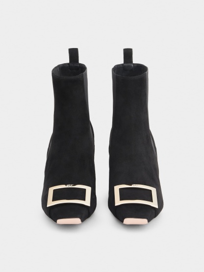 チェルシー トランペット アンクルブーツ 45 mm ブラック