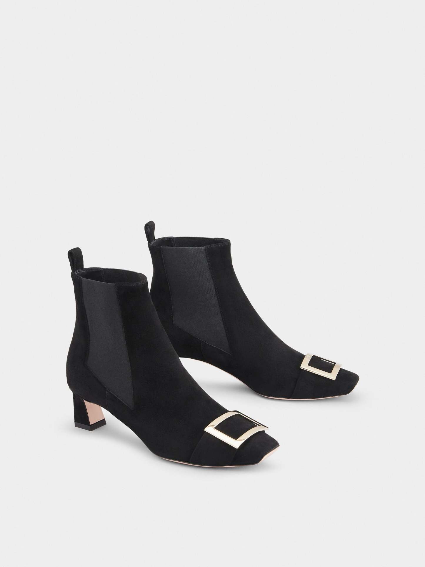 チェルシー トランペット アンクルブーツ 45 mm ブラック