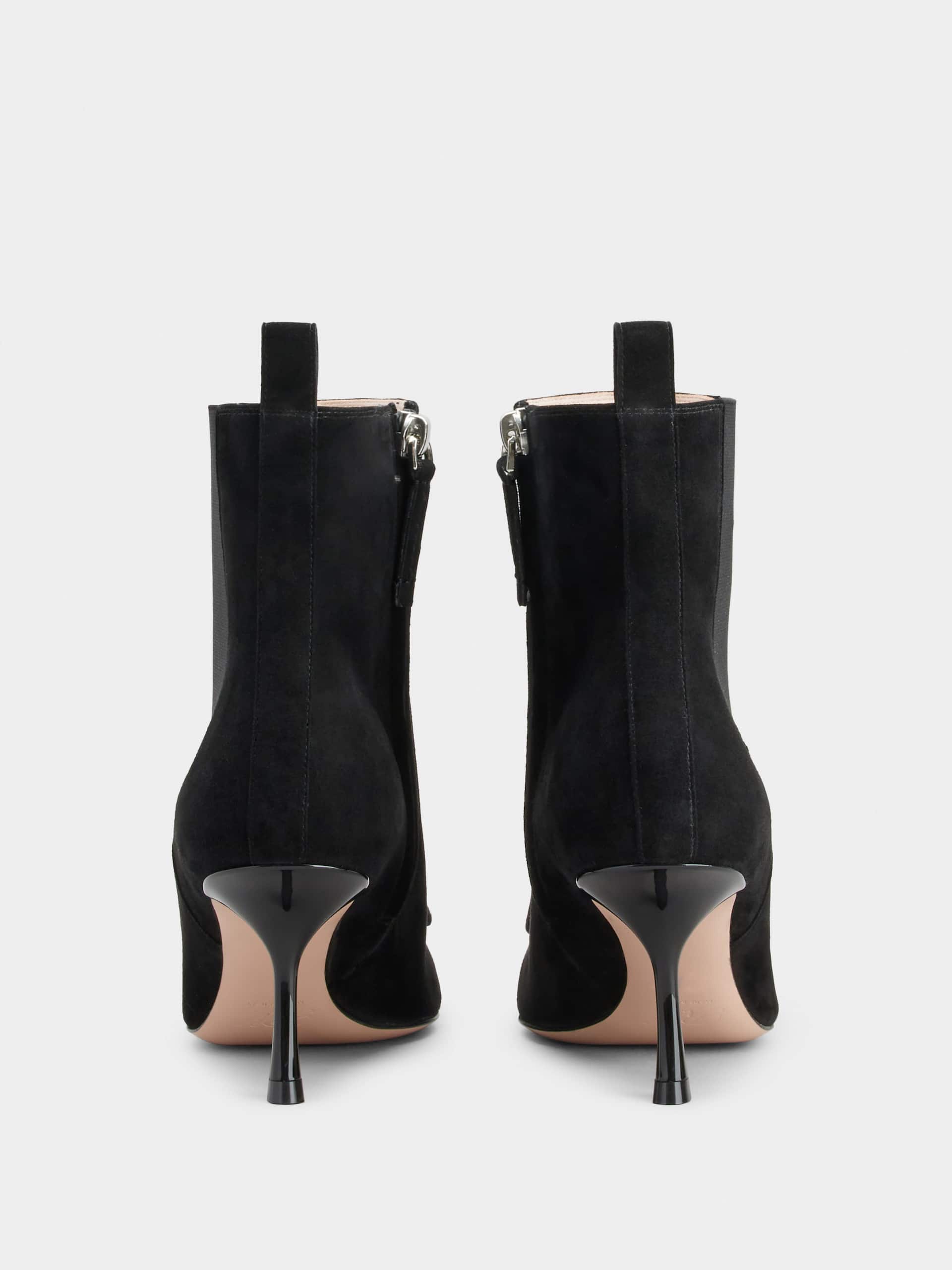 「ヴィヴ イン ザ シティ」スエード ブーティ 65 mm ブラック