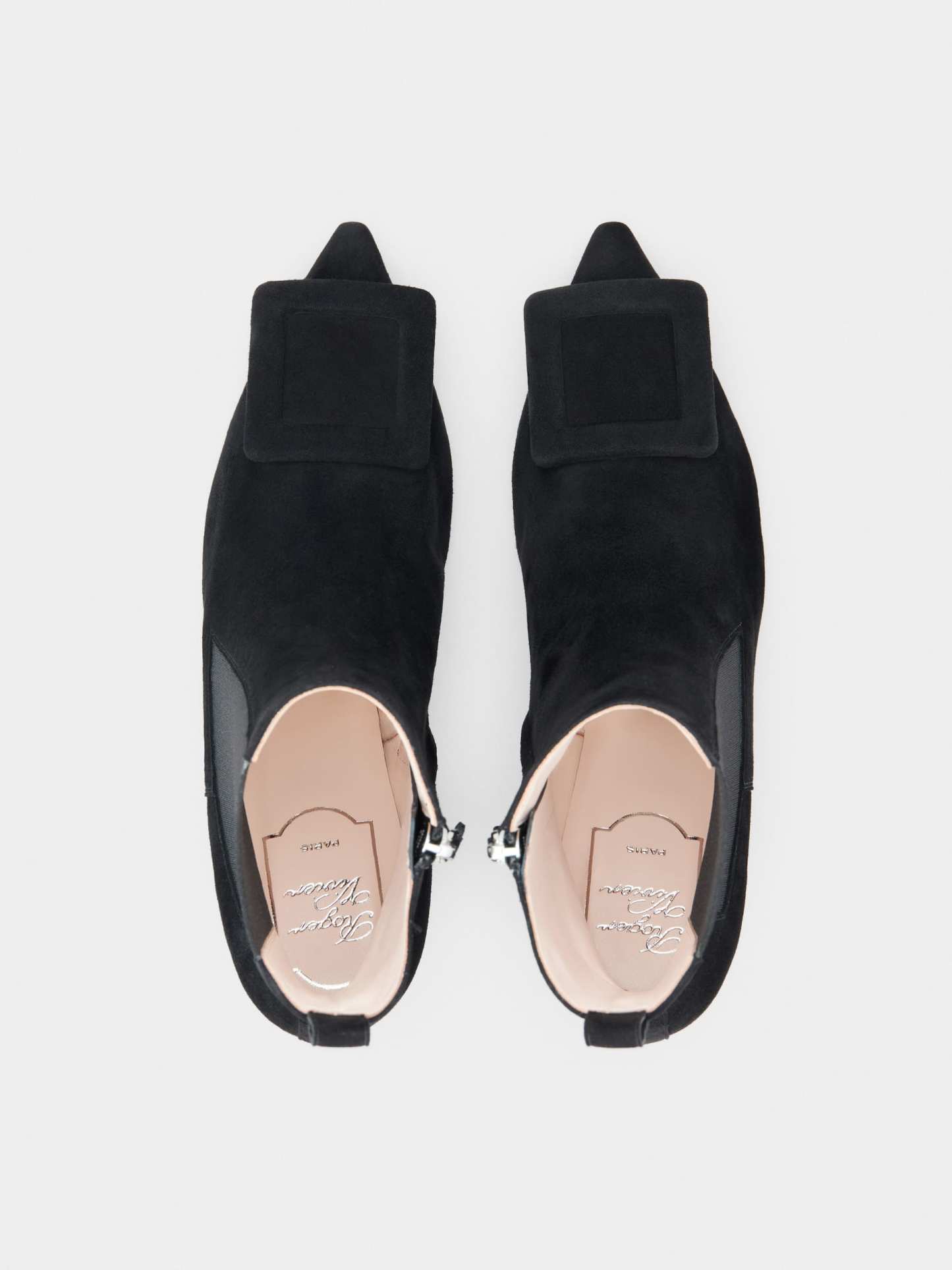 「ヴィヴ イン ザ シティ」スエード ブーティ 65 mm ブラック