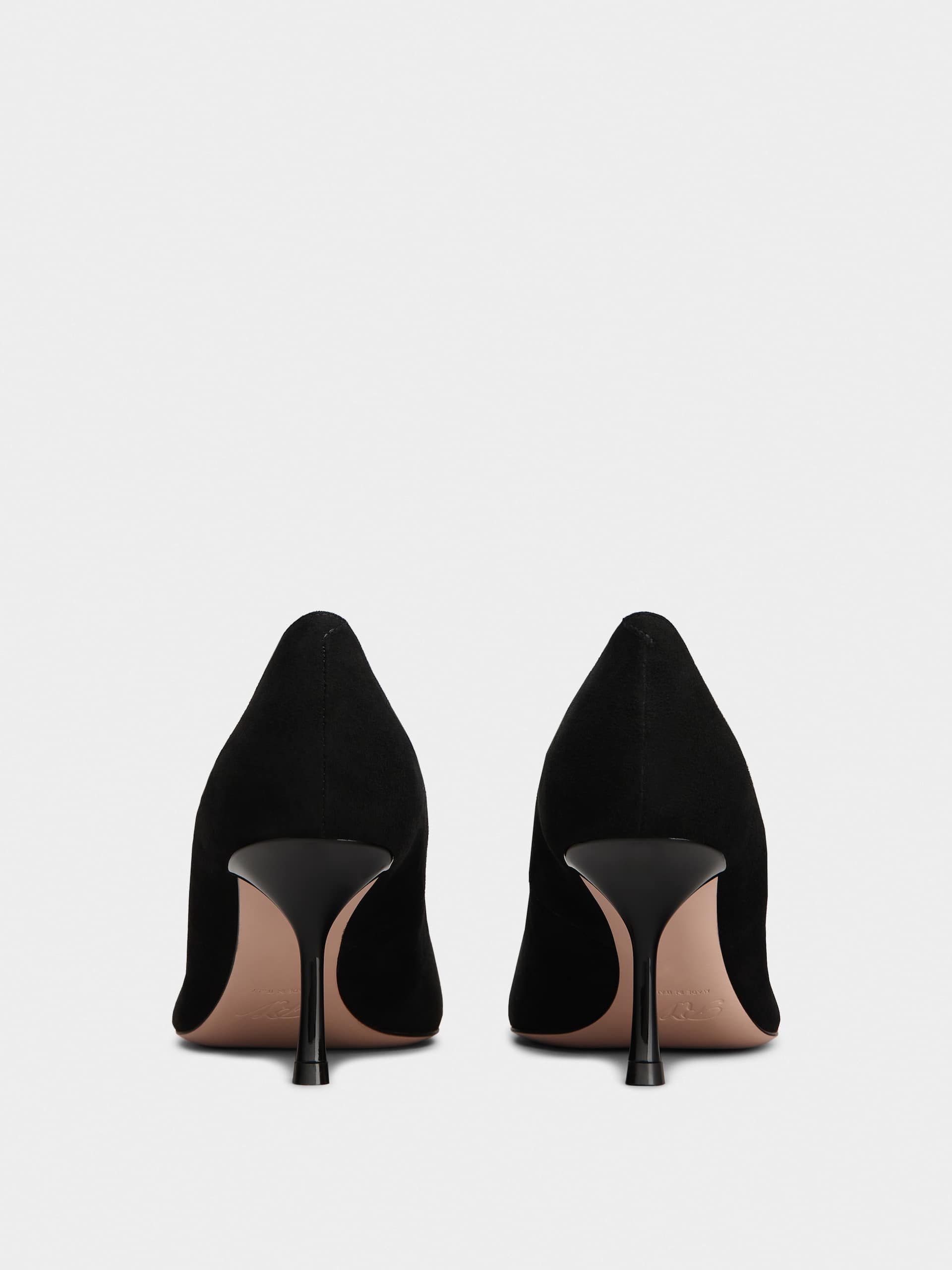 「ヴィヴ イン ザ シティ」 スエード パンプス 65 mm ブラック