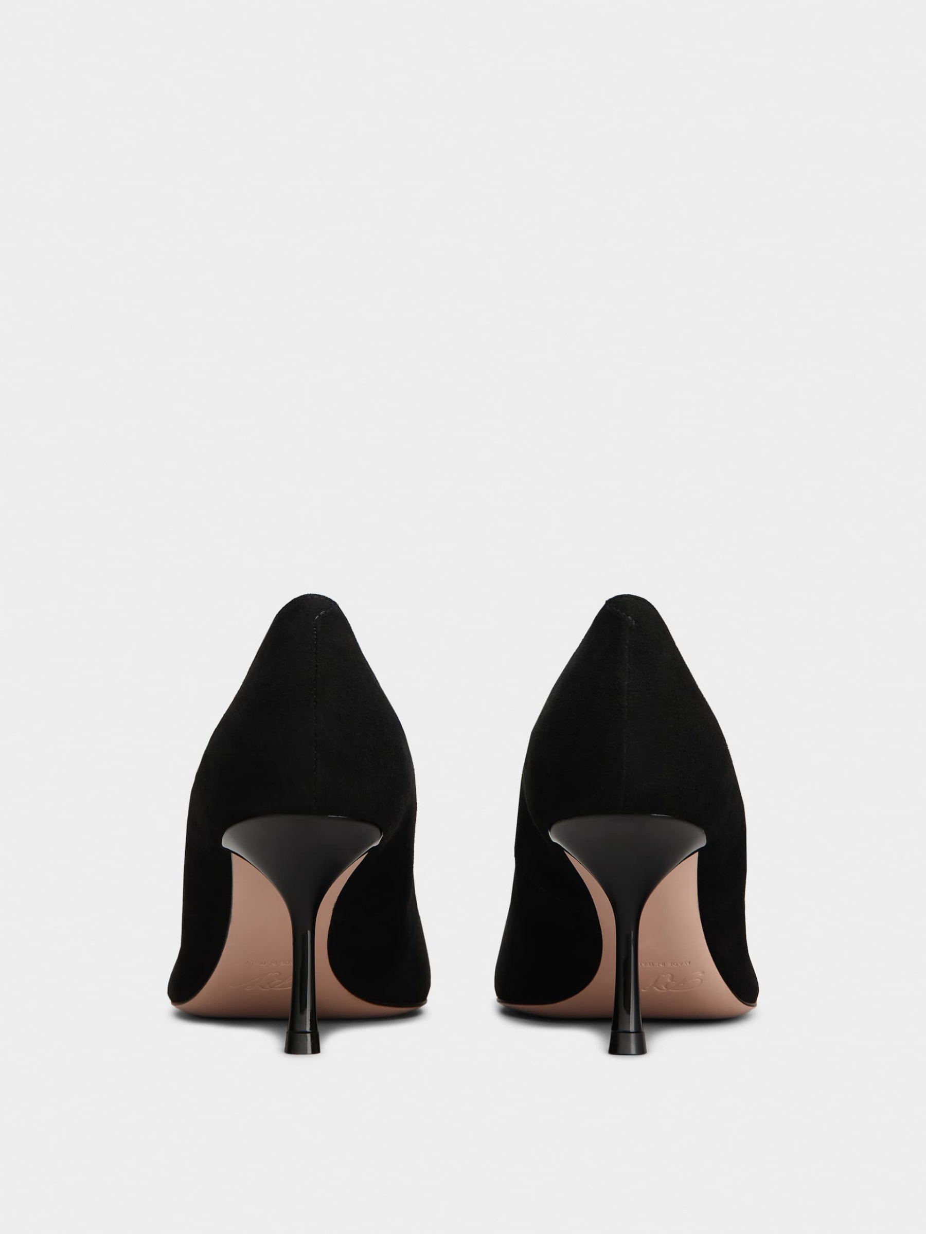 「ヴィヴ イン ザ シティ」 スエード パンプス 65 mm ブラック