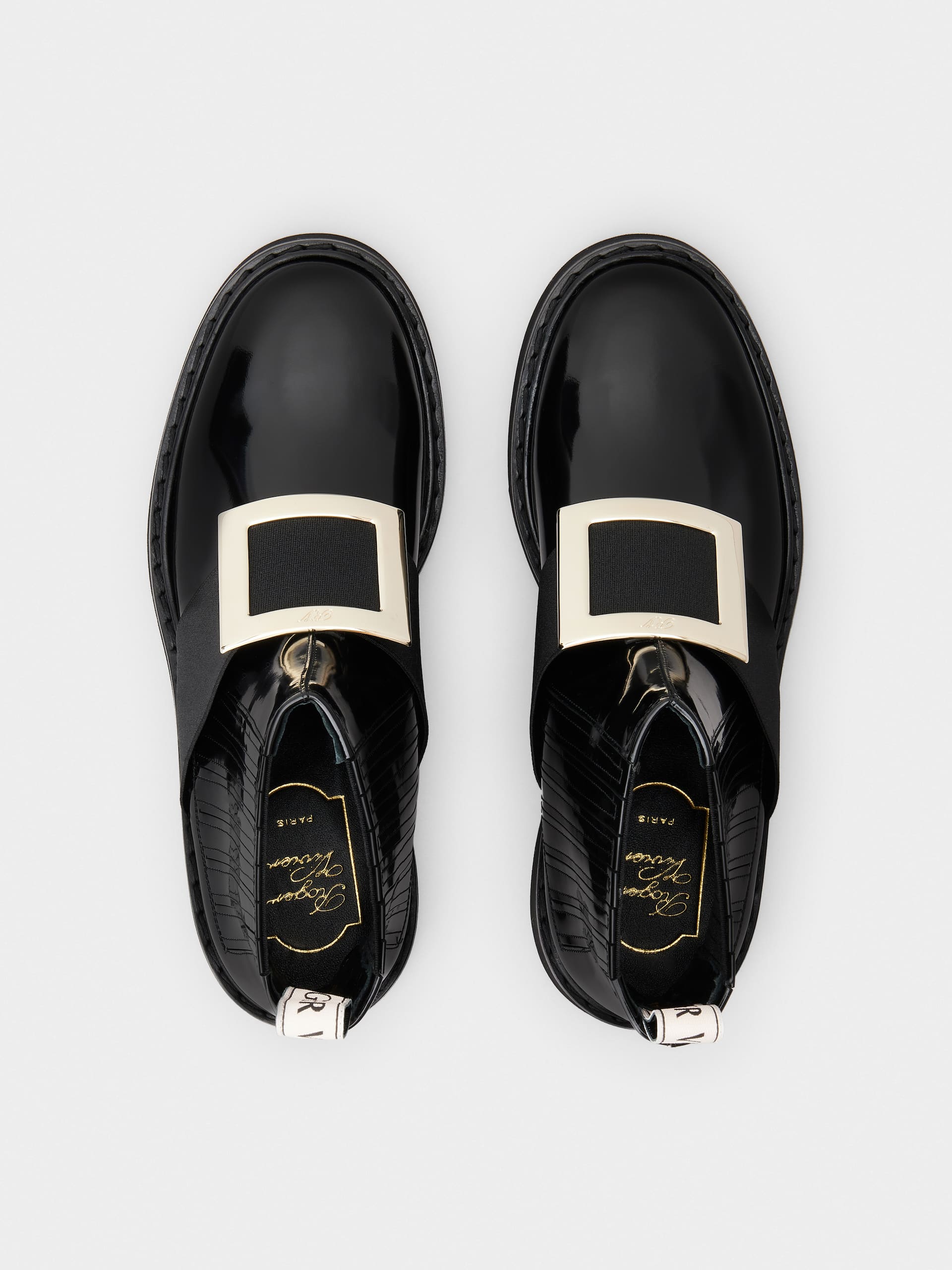 チェルシー ヴィヴ レンジャー メタル バックル アンクルブーツ 25 mm ブラック