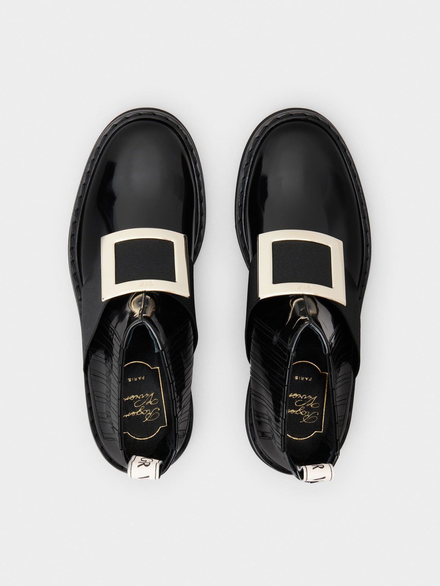 チェルシー ヴィヴ レンジャー メタル バックル アンクルブーツ 25 mm ブラック