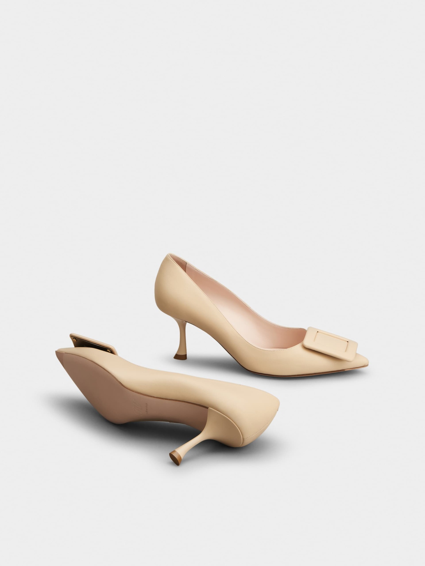 「ヴィヴ イン ザ シティ」ナッパ レザー パンプス 65 mm ピンク