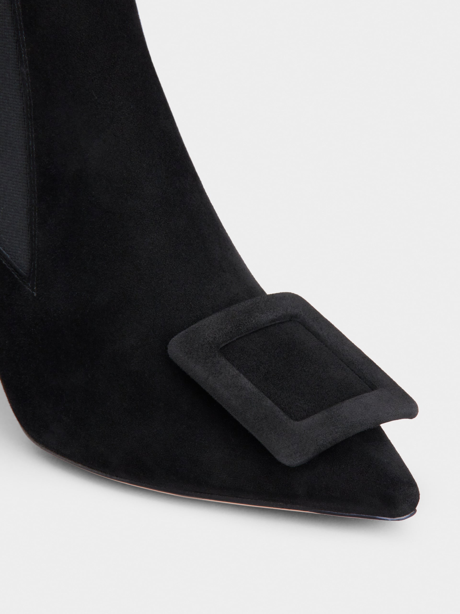 「ヴィヴ イン ザ シティ」スエード ブーティ 65 mm ブラック