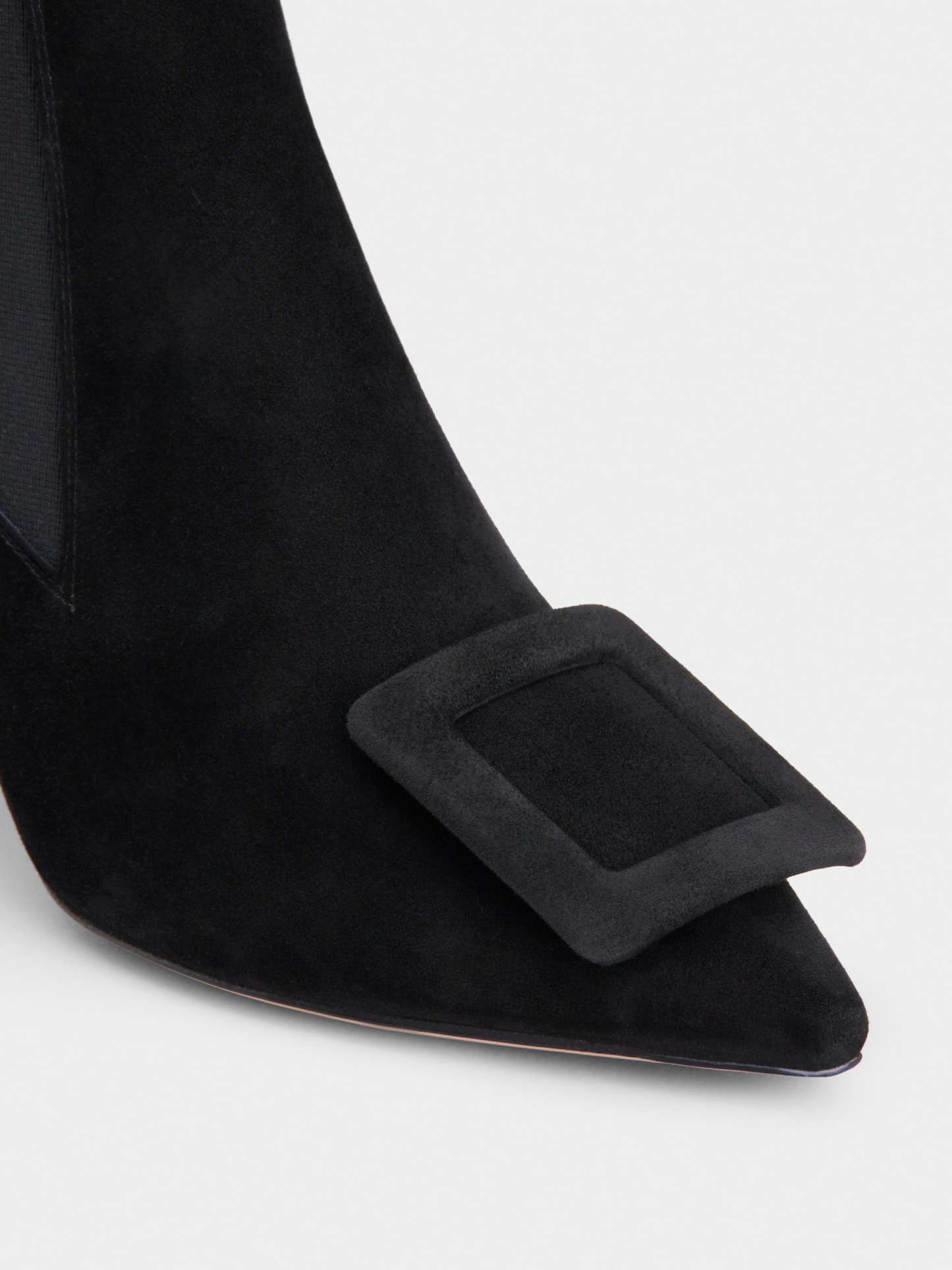 「ヴィヴ イン ザ シティ」スエード ブーティ 65 mm ブラック