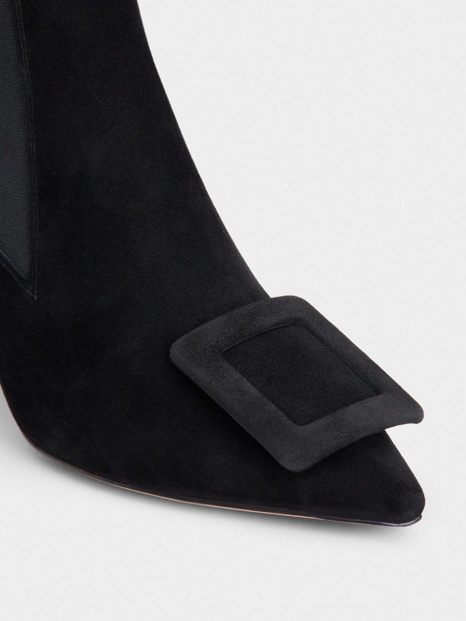 「ヴィヴ イン ザ シティ」スエード ブーティ 65 mm ブラック