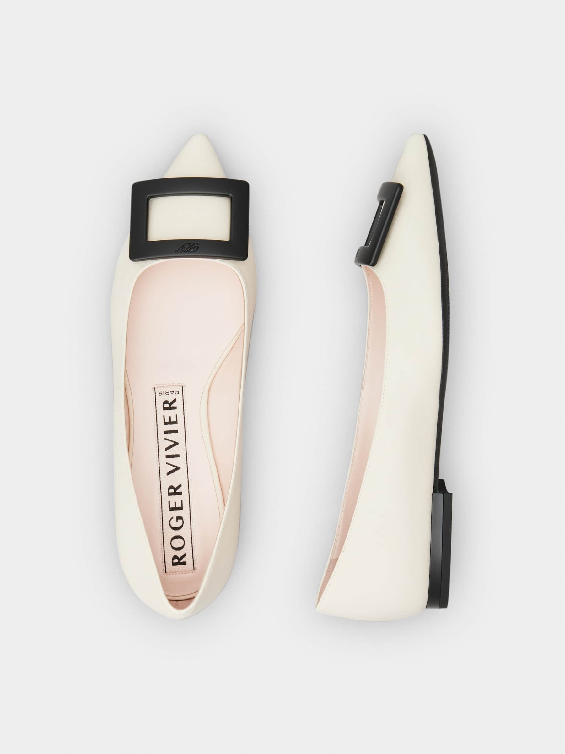 「ゴメッティーヌ」ナッパレザー バレリーナ 5 mm クリーム