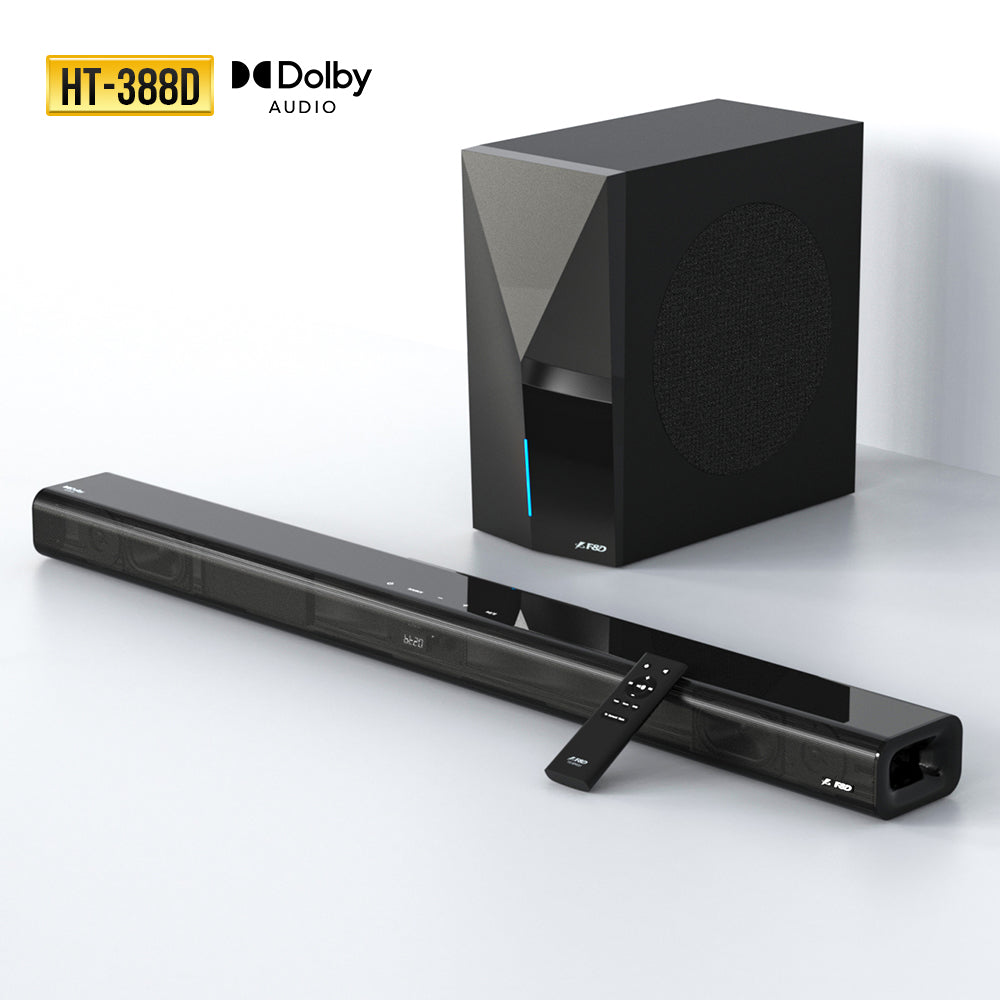 HT-388D—2.1 Wireless Dolby Soundbar with Powerful Subwoofer