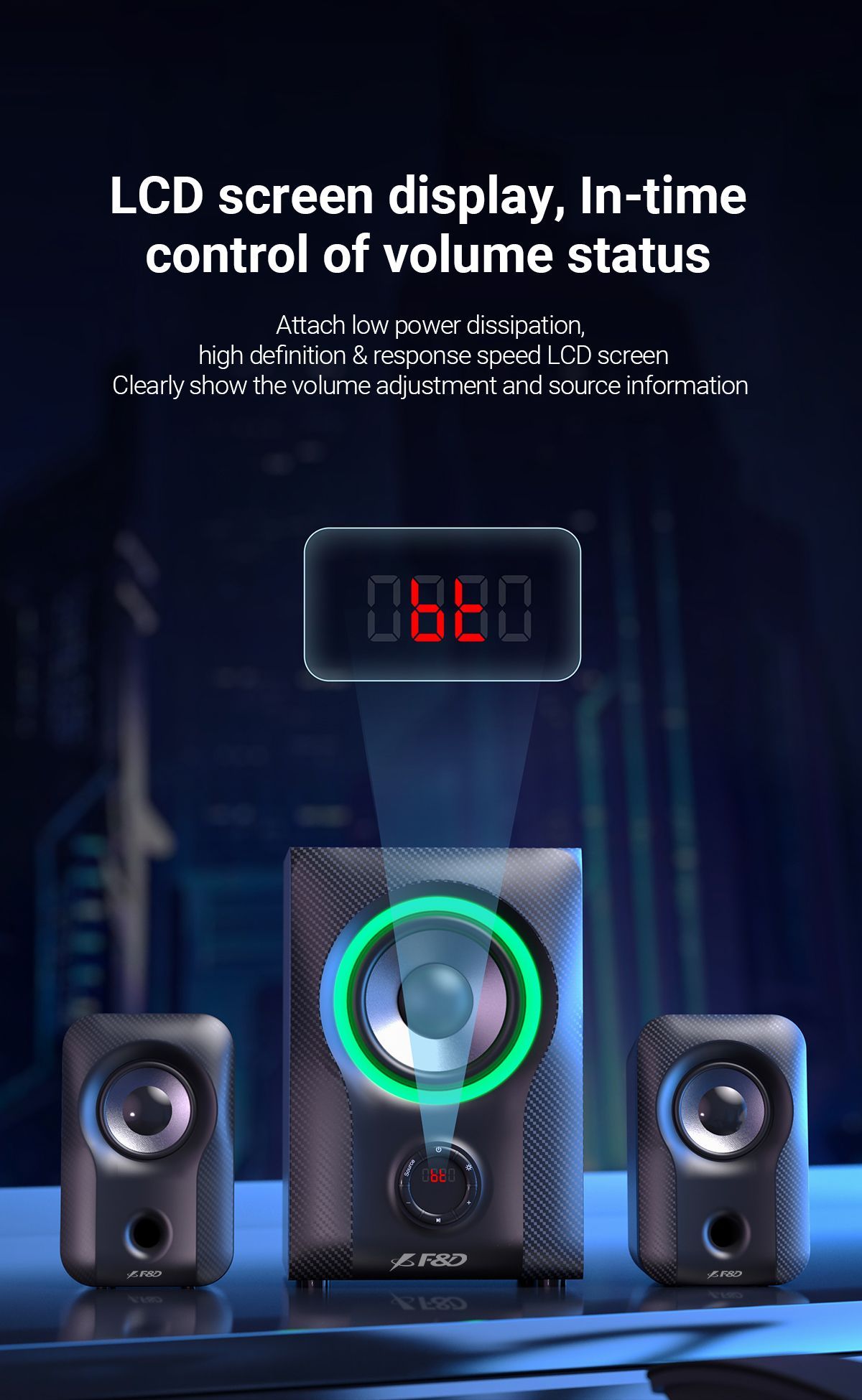 F590X 2.1 Multi-media Speaker