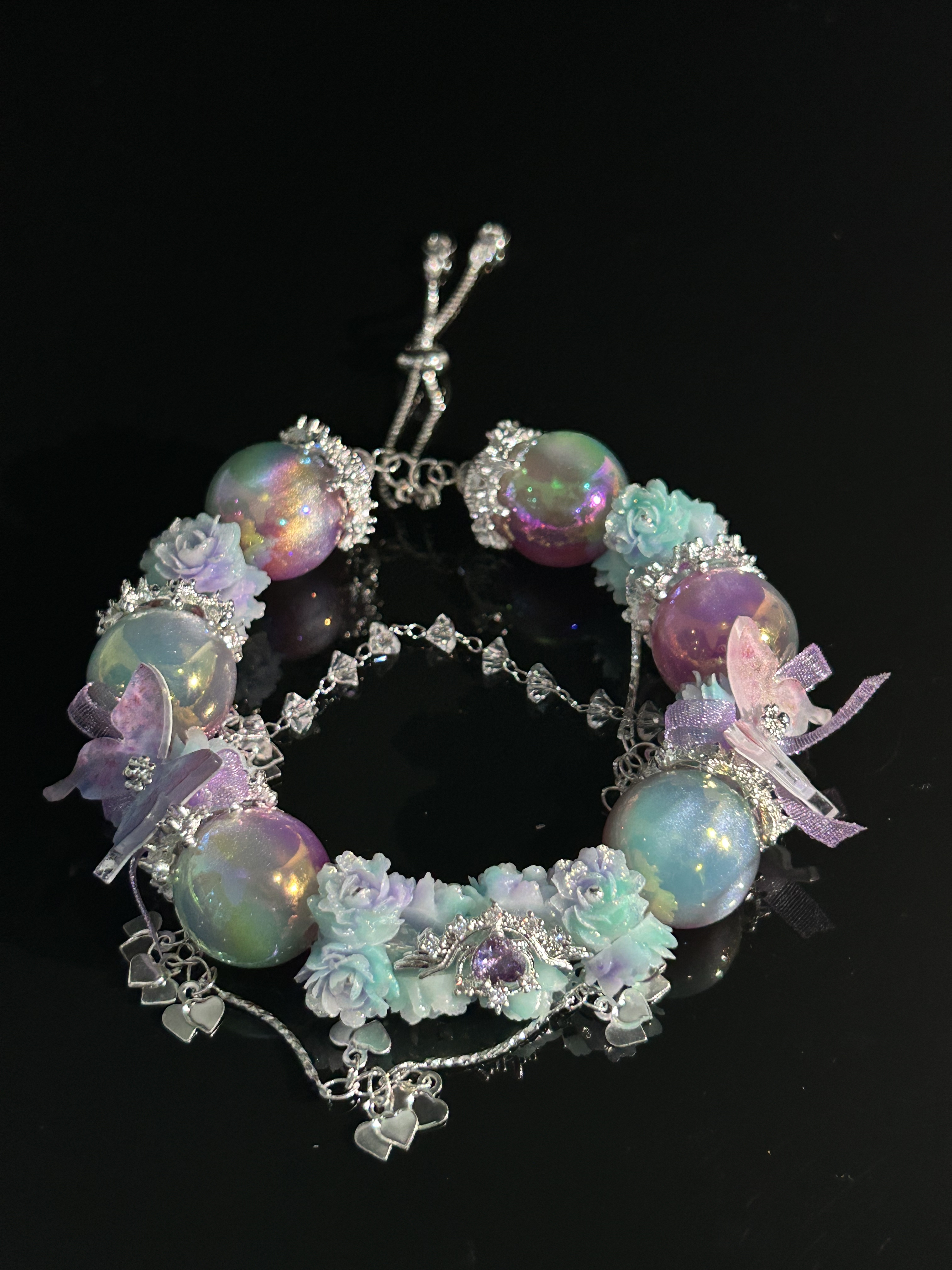 Bohemian Stackable Bead Bracelets for Women Stretch Bohemian Style Stretch Multilayered Boho Bracelet Set