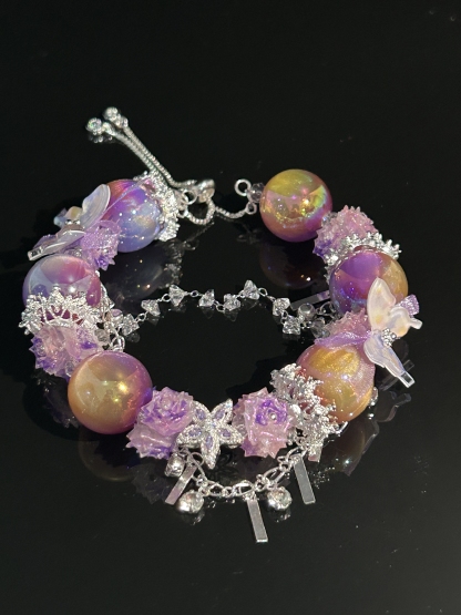 Bohemian Stackable Bead Bracelets for Women Stretch Bohemian Style Stretch Multilayered Boho Bracelet Set