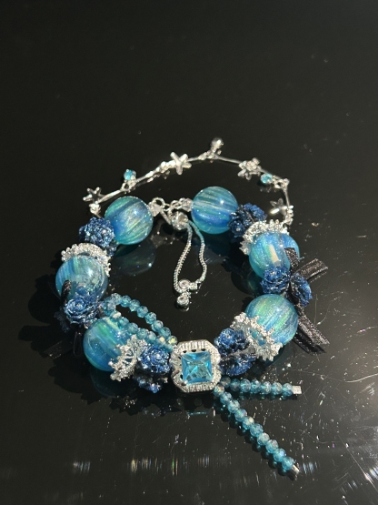 Bohemian Stackable Bead Bracelets for Women Stretch Bohemian Style Stretch Multilayered Boho Bracelet Set