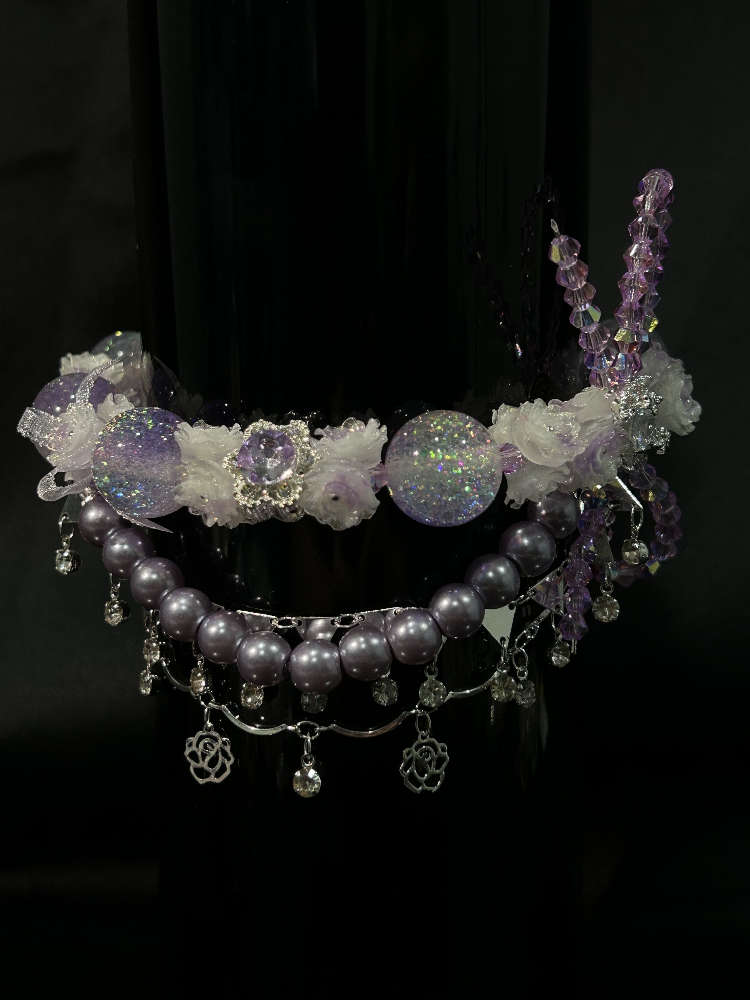 Bohemian Stackable Bead Bracelets for Women Stretch Bohemian Style Stretch Multilayered Boho Bracelet Set