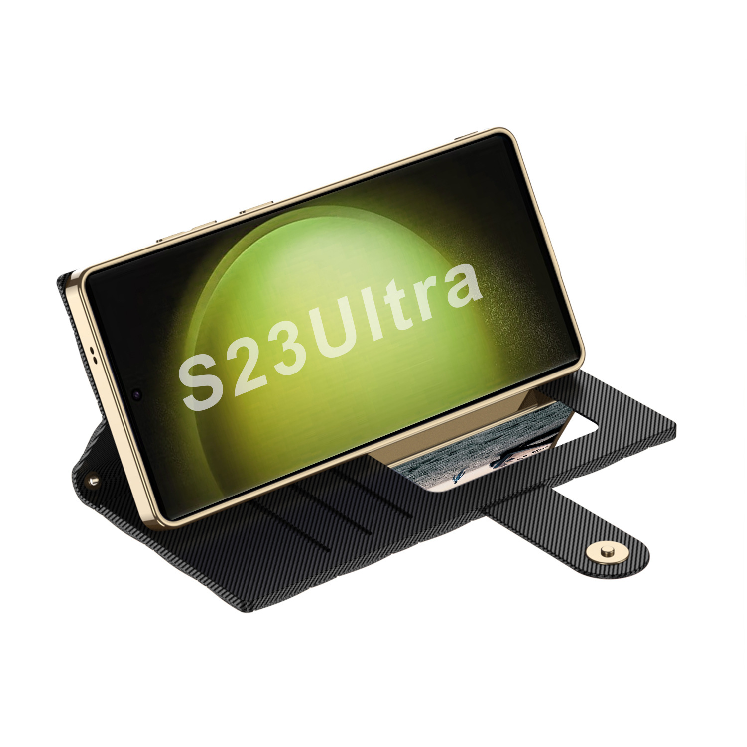 เหมาะสำหรับเคสโทรศัพท์มือถือ Samsung S25Ultra/24U/23U ช่องเสียบการ์ดลายเพชรใหม่พร้อมโซ่