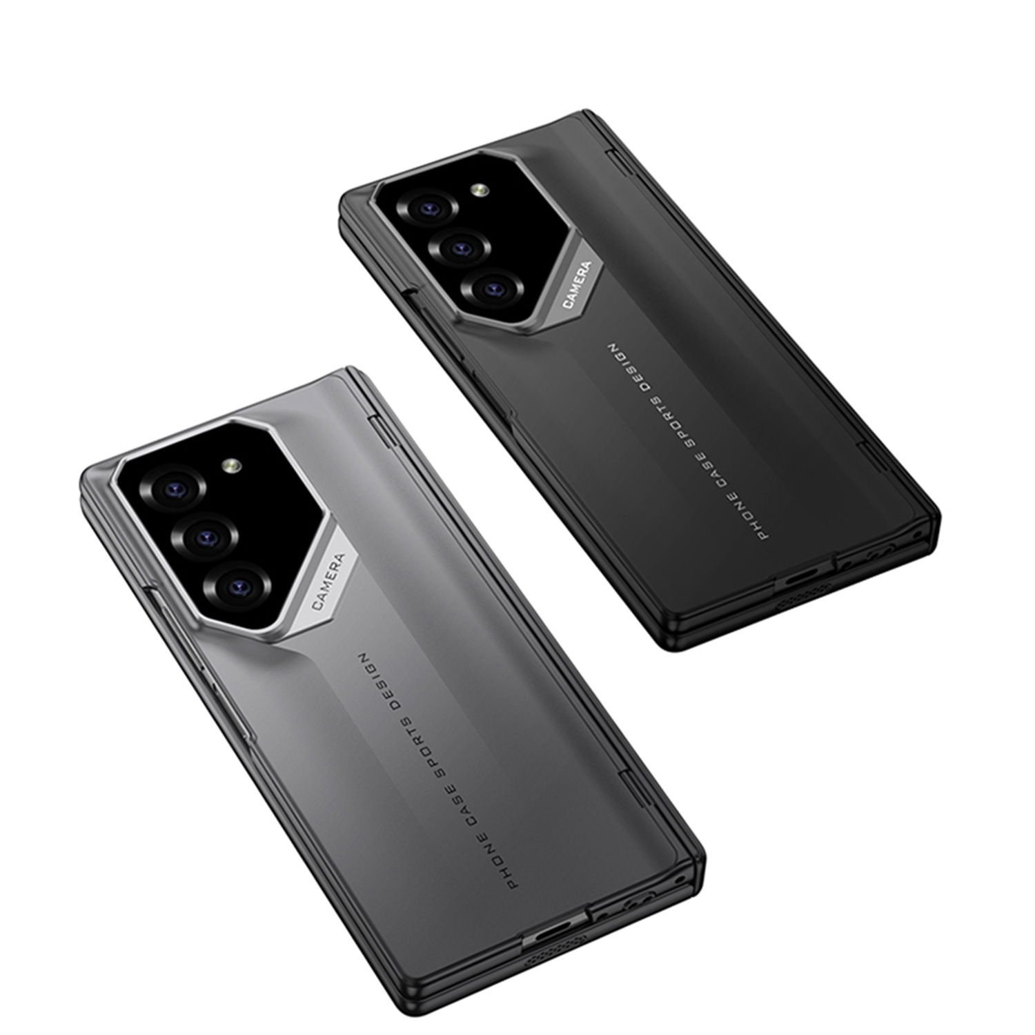 เหมาะสำหรับ Samsung Galaxy Z Fold6/5/4/3 การออกแบบใบมีดใหม่บานพับแม่เหล็กเคสโทรศัพท์มือถือแบบรวมทุกอย่าง