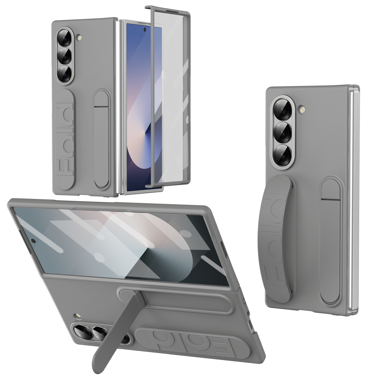 เหมาะสำหรับ Samsung Z Fold6/5/4/3 สายรัดข้อมืออย่างเป็นทางการแนวตั้งเคสโทรศัพท์มือถือ
