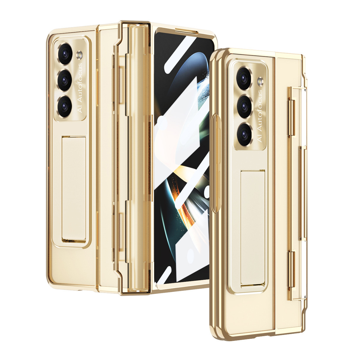 適用於三星 Galaxy Z Fold8/7/6/5/4/3 5G新款透明平整鉸鏈手機殼