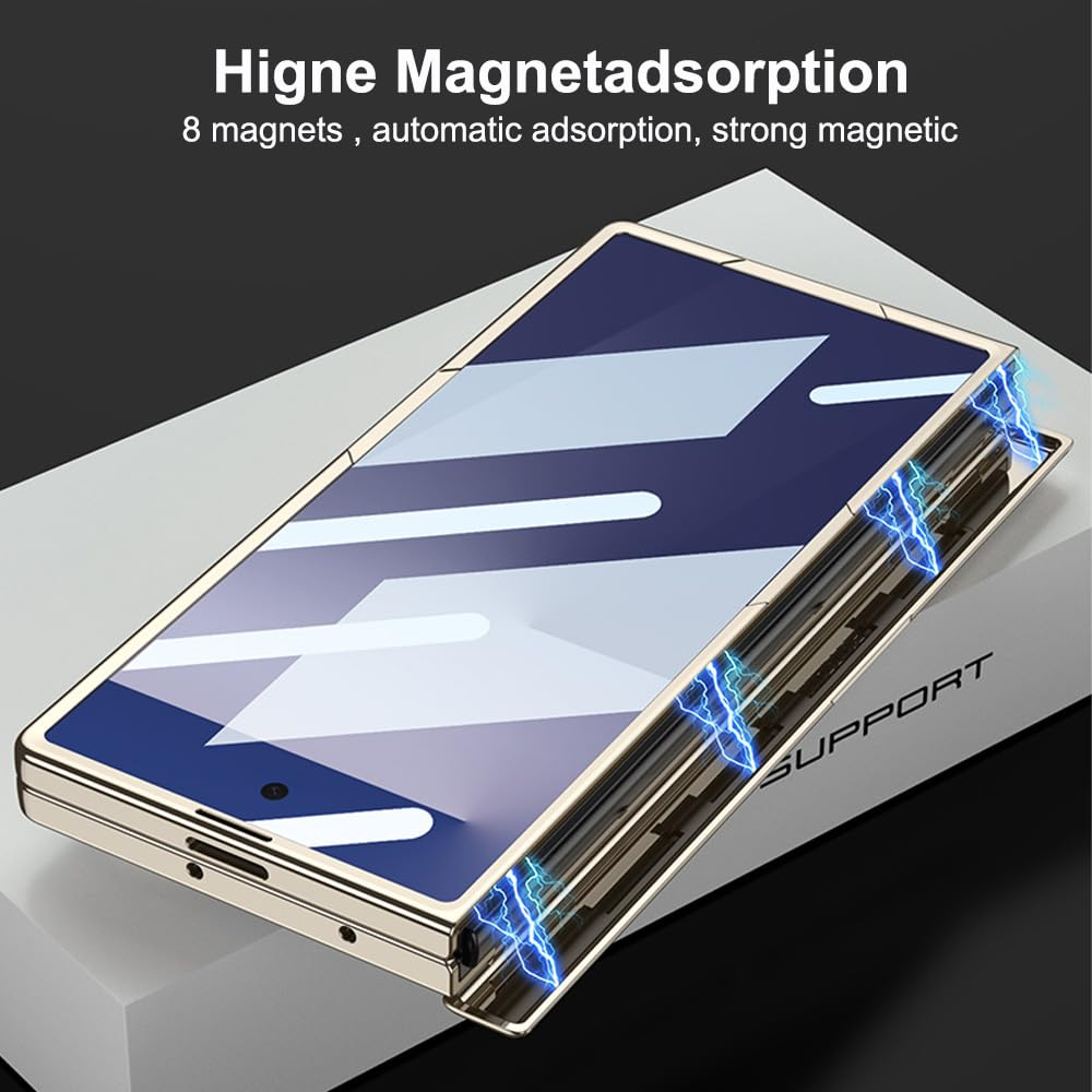 適用於三星Z Fold7/6/5/4/3透明凱旋支架保護殼