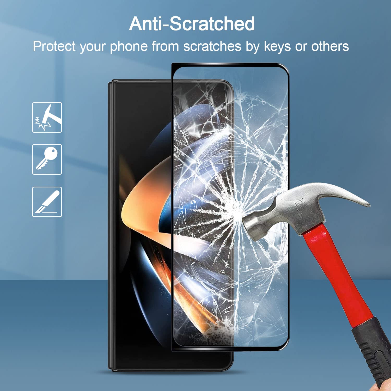 เหมาะสำหรับฟิล์มกันรอยหน้าจอด้านหน้า Samsung Z Fold7/6/5/4/3