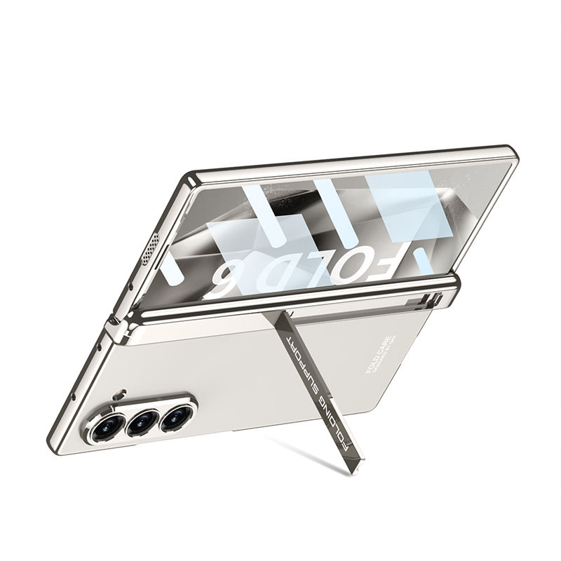 เหมาะสำหรับ Samsung Z Fold6 เคสโทรศัพท์มือถือแบบบานพับโปร่งใสแบบใหม่ที่รวมทุกอย่าง