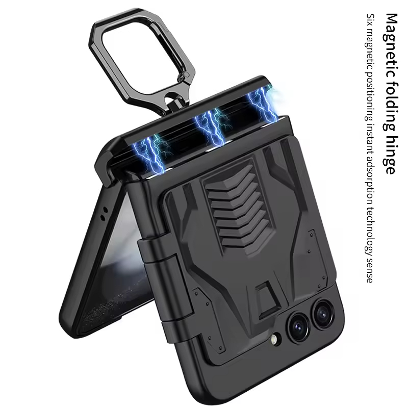 防震手機殼帶後蓋適用於三星 Galaxy Z Flip5/4/3 5G